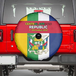 CAR Republic Day Spare Tire Cover Zo Kwe Zo - African Pride
