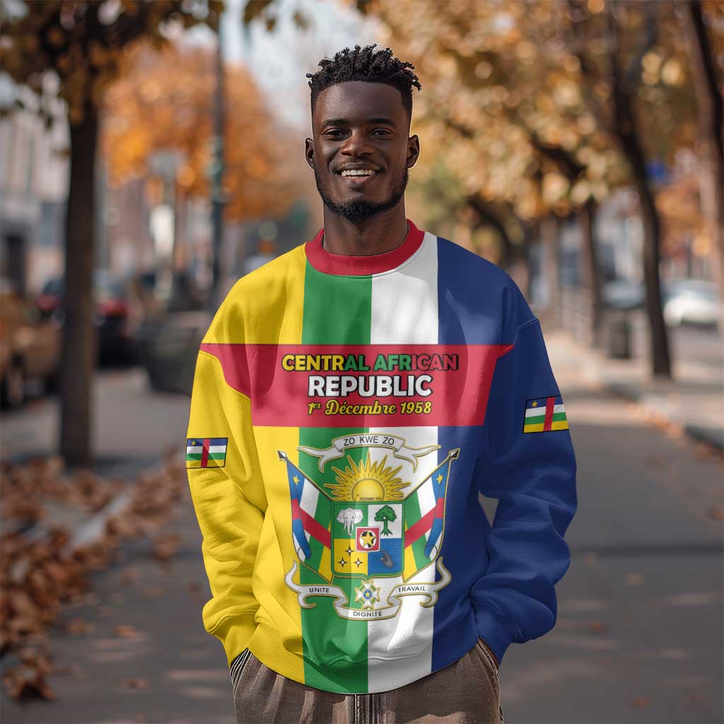 Personalized CAR Republic Day Sweatshirt Zo Kwe Zo - African Pride