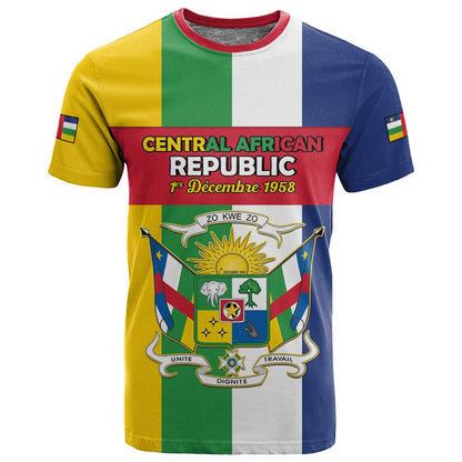 Personalized CAR Republic Day T shirt Zo Kwe Zo - African Pride