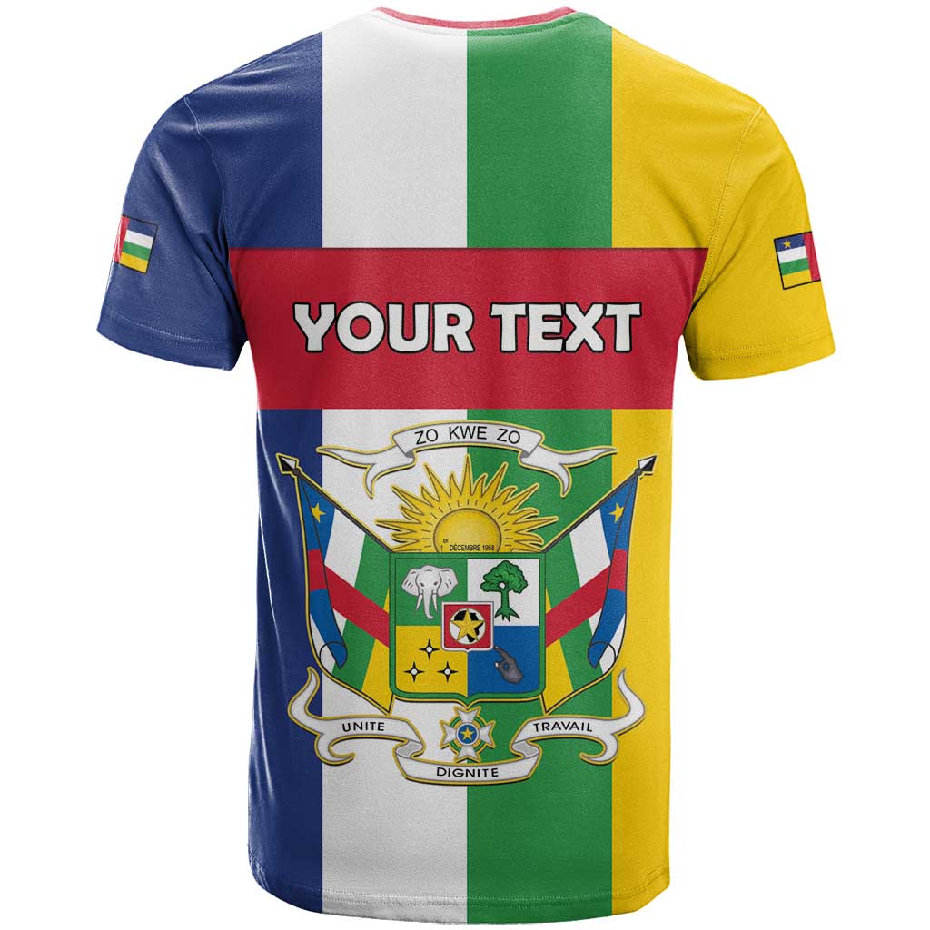 Personalized CAR Republic Day T shirt Zo Kwe Zo - African Pride