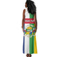 Personalized CAR Republic Day Tank Maxi Dress Zo Kwe Zo - African Pride