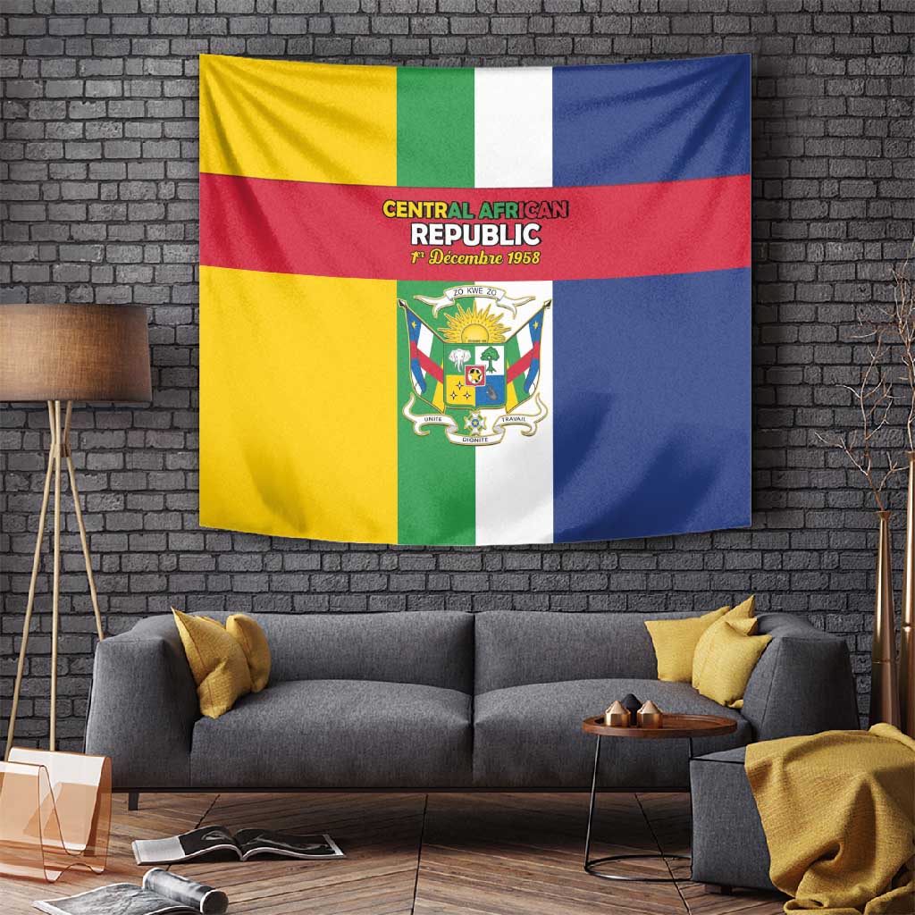 CAR Republic Day Tapestry Zo Kwe Zo - African Pride