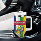 Personalized CAR Republic Day Tumbler With Handle Zo Kwe Zo - African Pride