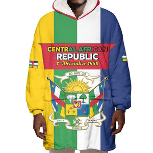 Personalized CAR Republic Day Wearable Blanket Hoodie Zo Kwe Zo - African Pride