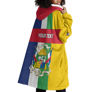 Personalized CAR Republic Day Wearable Blanket Hoodie Zo Kwe Zo - African Pride