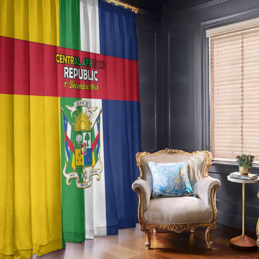 CAR Republic Day Window Curtain Zo Kwe Zo - African Pride