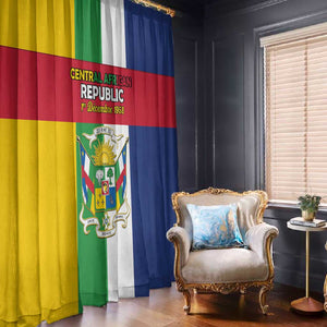 CAR Republic Day Window Curtain Zo Kwe Zo - African Pride