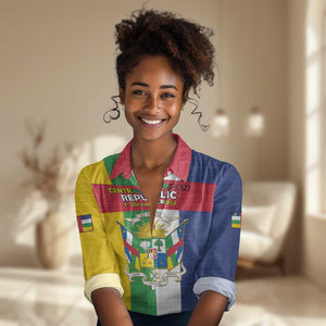 Personalized CAR Republic Day Women Casual Shirt Zo Kwe Zo - African Pride