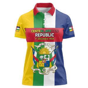 Personalized CAR Republic Day Women Polo Shirt Zo Kwe Zo - African Pride