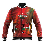 Kenya Athletics Baseball Jacket Go Champions Go - African Pride