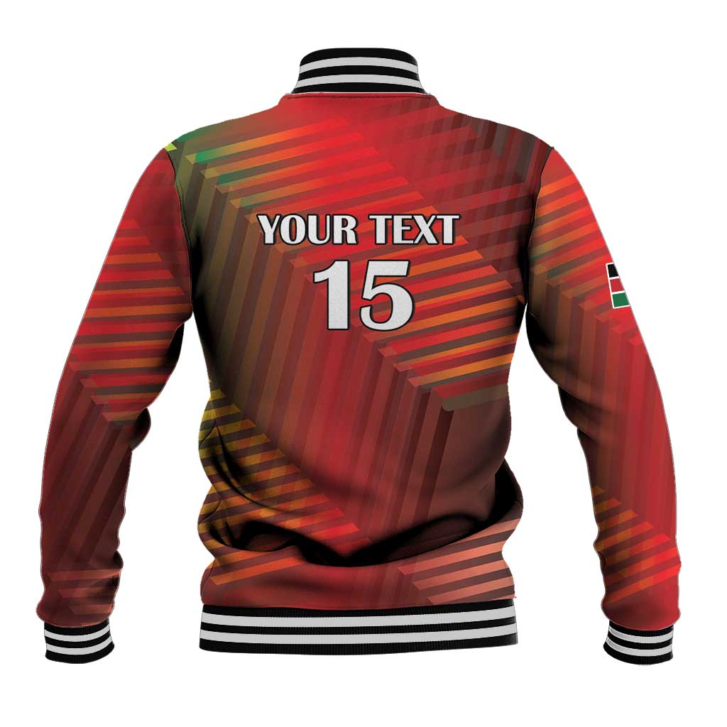 Kenya Athletics Baseball Jacket Go Champions Go - African Pride