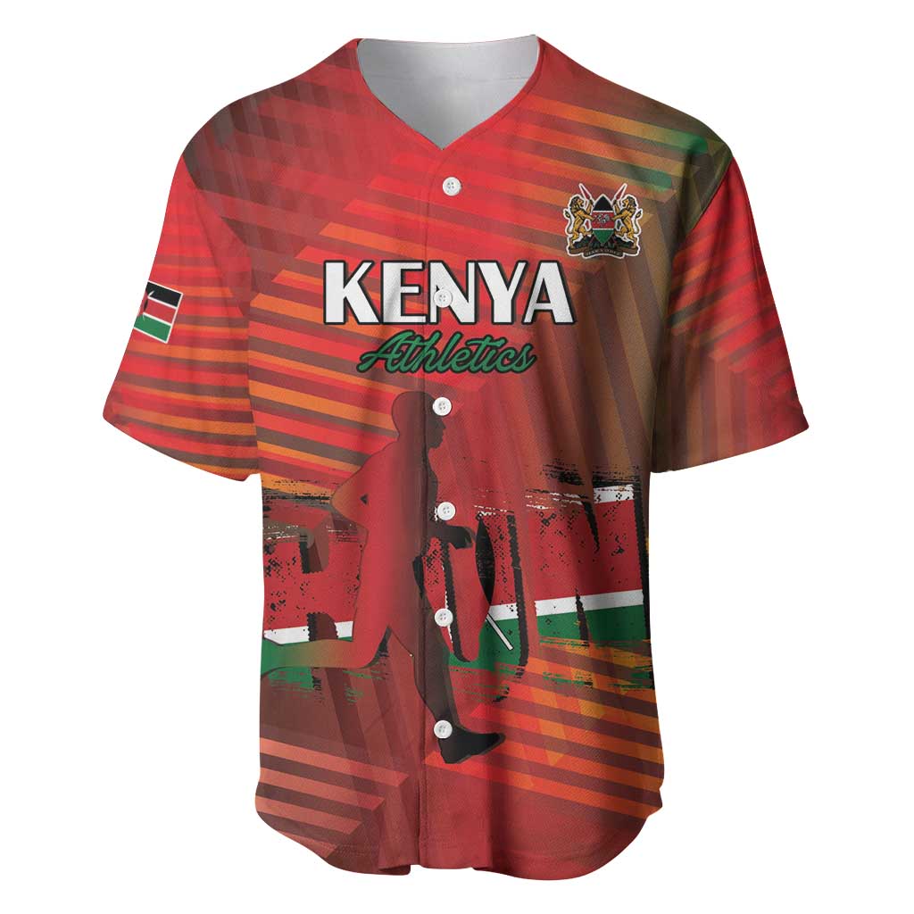 Kenya Athletics Baseball Jersey Go Champions Go - African Pride