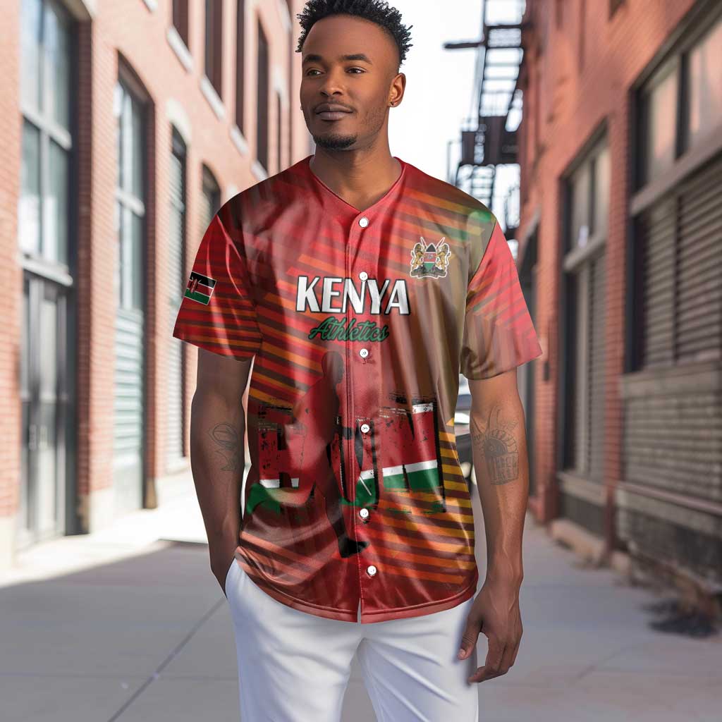 Kenya Athletics Baseball Jersey Go Champions Go - African Pride