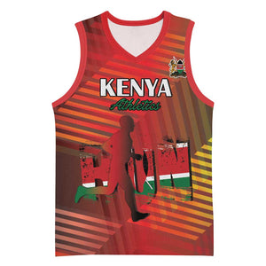 Kenya Athletics Basketball Jersey Go Champions Go - African Pride