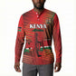 Custom Kenya Athletics Button Sweatshirt Run Faster