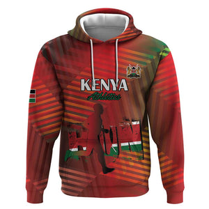 Kenya Athletics Hoodie Go Champions Go - African Pride