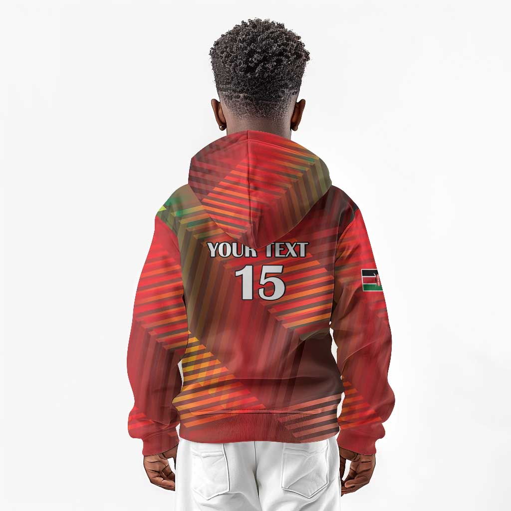 Kenya Athletics Kid Hoodie Go Champions Go - African Pride