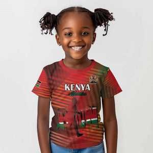 Kenya Athletics Kid T shirt Go Champions Go - African Pride
