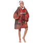 Kenya Athletics Kid Wearable Blanket Hoodie Go Champions Go - African Pride