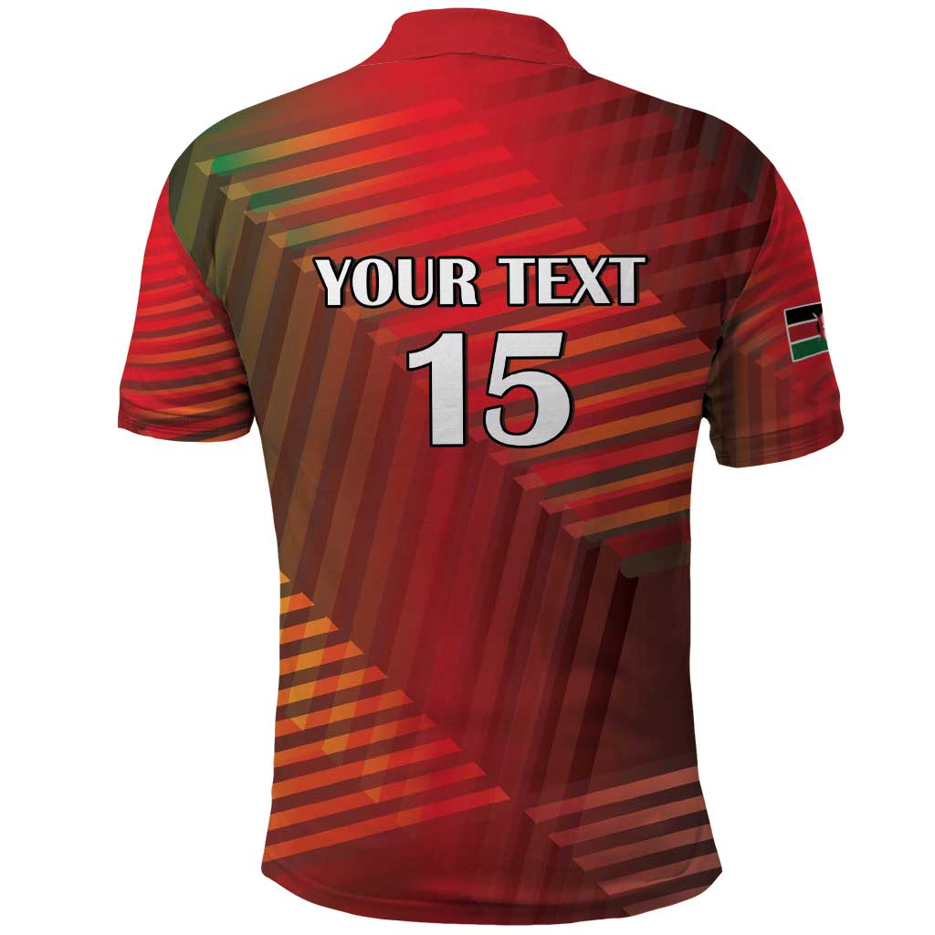 Kenya Athletics Polo Shirt Go Champions Go - African Pride