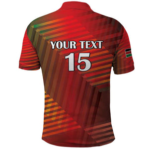 Kenya Athletics Polo Shirt Go Champions Go - African Pride