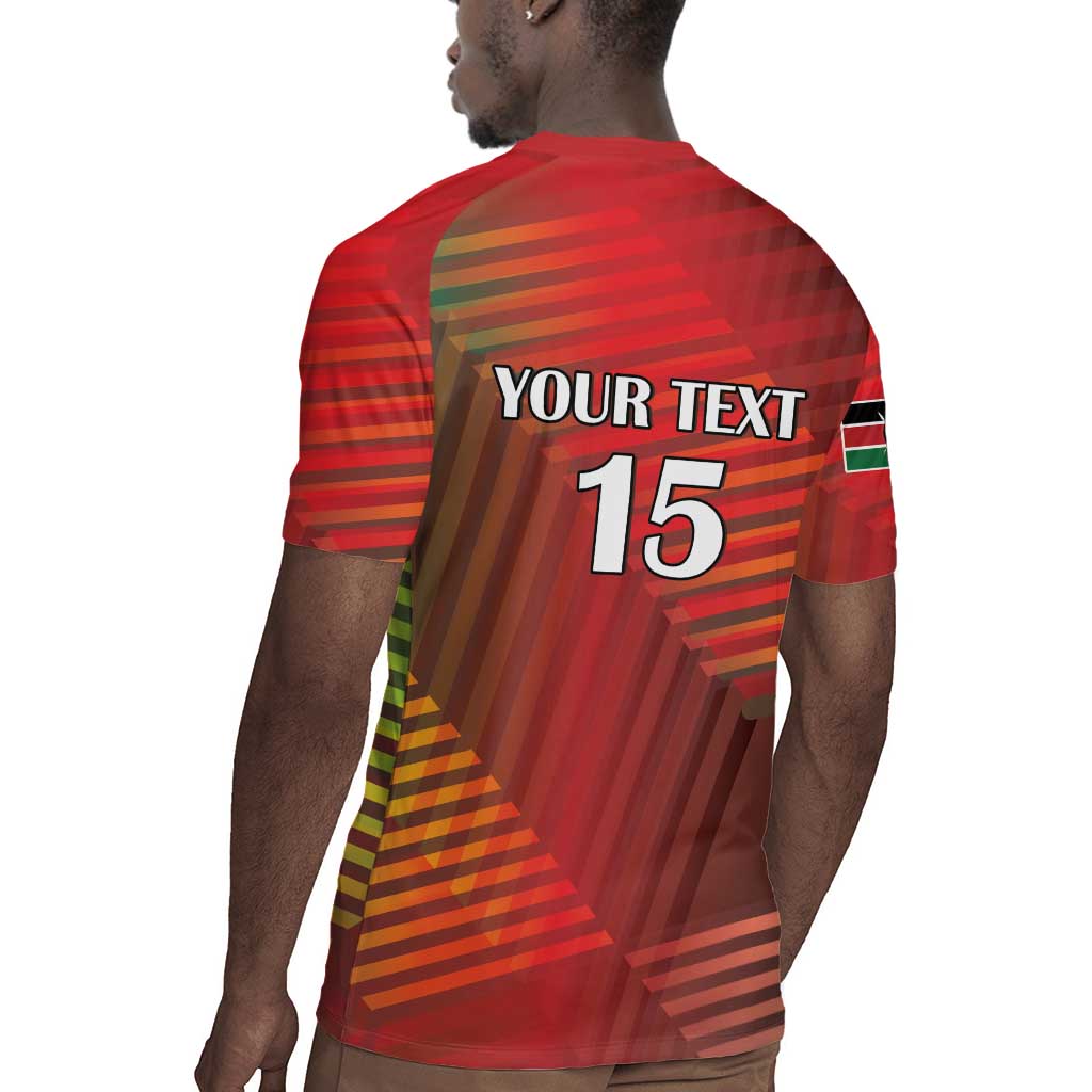 Kenya Athletics Rugby Jersey Go Champions Go - African Pride