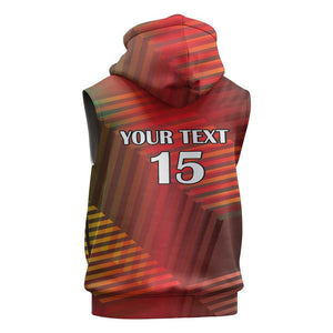 Kenya Athletics Sleeveless Hoodie Go Champions Go - African Pride