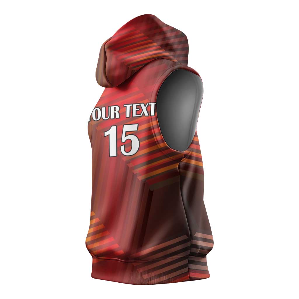 Kenya Athletics Sleeveless Hoodie Go Champions Go - African Pride