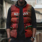 Custom Kenya Athletics Sleeveless Puffer Jacket Run Faster
