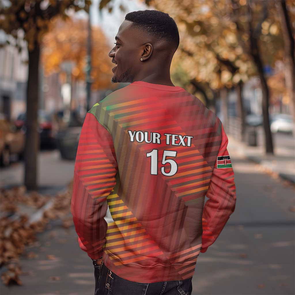 Kenya Athletics Sweatshirt Go Champions Go - African Pride