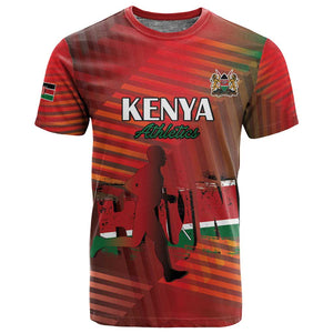 Kenya Athletics T shirt Go Champions Go - African Pride