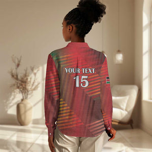 Kenya Athletics Women Casual Shirt Go Champions Go - African Pride