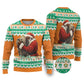 Afro Ivory Coast Christmas Ugly Christmas Sweater Black Santa Afishapa African Pattern