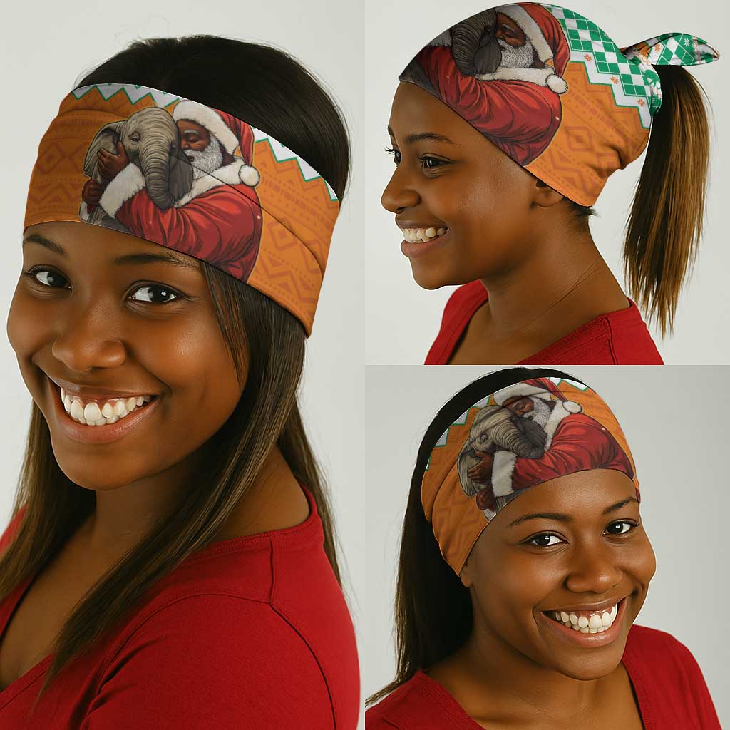 Afro Ivory Coast Christmas Neck Gaiter Black Santa Afishapa - African Pattern LT15