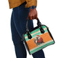 Afro Ivory Coast Christmas Shoulder Handbag Black Santa Afishapa - African Pattern