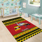 Afro Uganda Christmas Area Rug Grey Crowned Crane Sekukkulu Ennugi