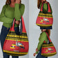 Afro Uganda Christmas Grocery Bag Grey Crowned Crane Sekukkulu Ennugi