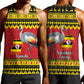 Afro Uganda Christmas Men Tank Top Grey Crowned Crane Sekukkulu Ennugi