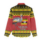 Afro Uganda Christmas Women Casual Shirt Grey Crowned Crane Sekukkulu Ennugi LT15