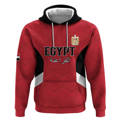 Custom Egypt Football Hoodie Pharaohs Road To The World 2026 - African Pride