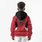 Custom Egypt Football Kid Hoodie Pharaohs Road To The World 2026 - African Pride