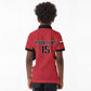 Custom Egypt Football Kid Polo Shirt Pharaohs Road To The World 2026 - African Pride