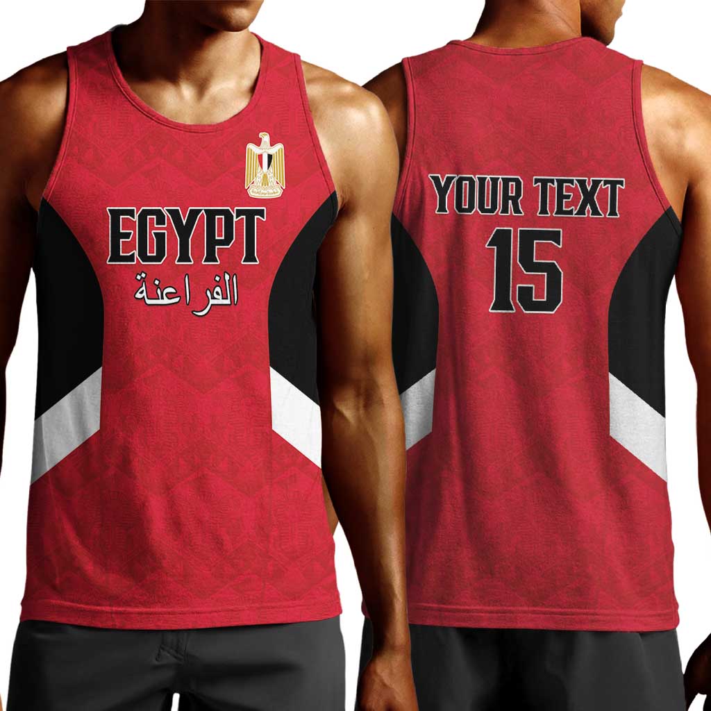 Custom Egypt Football Men Tank Top Pharaohs Road To The World 2026 - African Pride