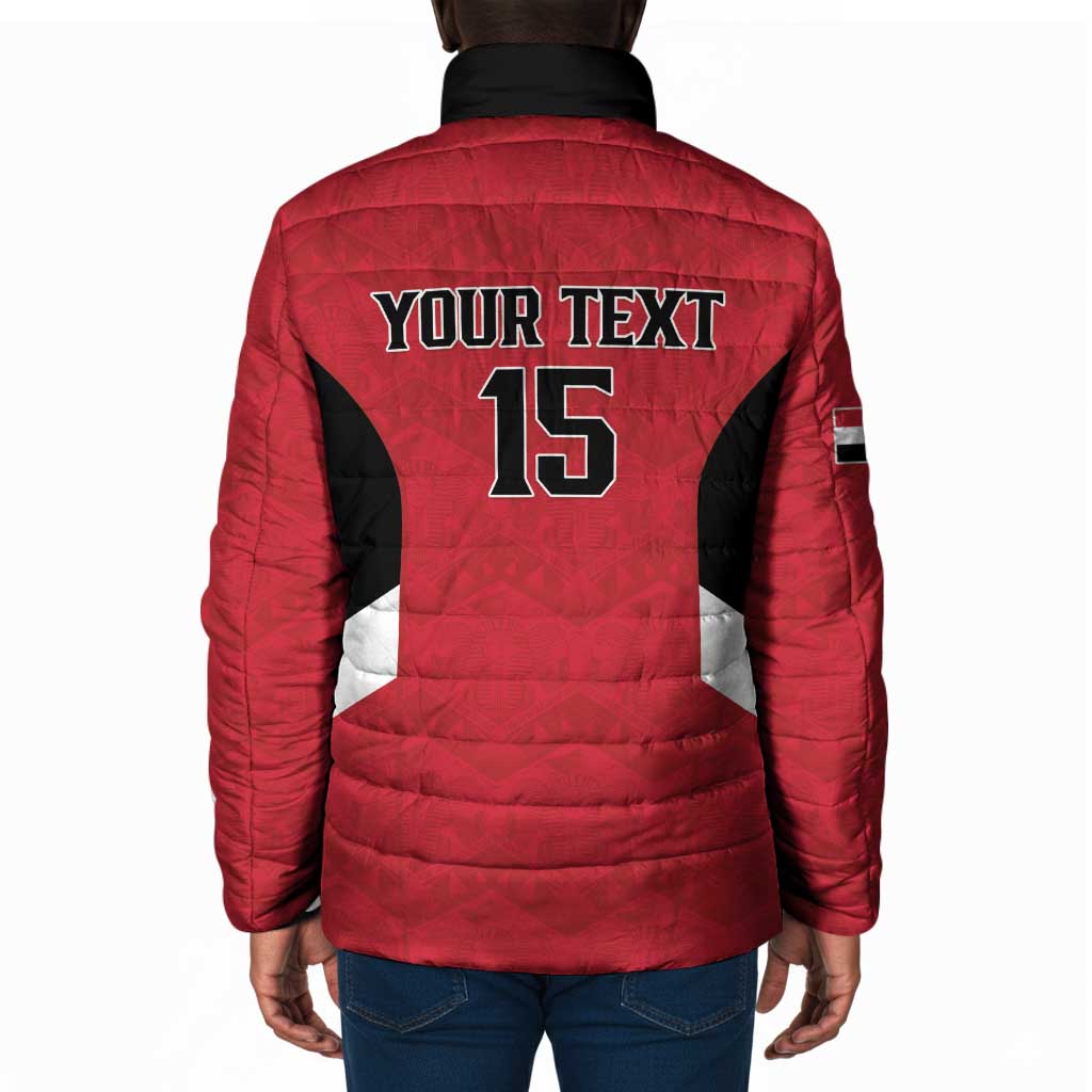 Custom Egypt Football Padded Jacket Pharaohs Road To The World 2026 - African Pride