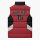 Custom Egypt Football Sleeveless Puffer Jacket Pharaohs Road To The World 2026 - African Pride