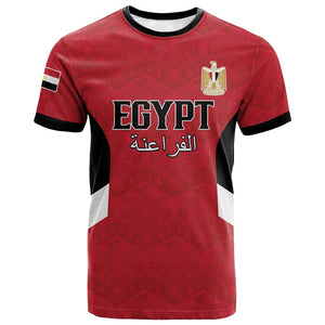 Custom Egypt Football T shirt Pharaohs Road To The World 2026 - African Pride