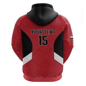 Custom Egypt Football Zip Hoodie Pharaohs Road To The World 2026 - African Pride