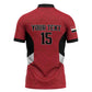 Custom Egypt Football Zipper Polo Shirt Pharaohs Road To The World 2026 - African Pride