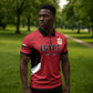 Custom Egypt Football Zipper Polo Shirt Pharaohs Road To The World 2026 - African Pride