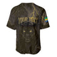 Custom Gabon Football Baseball Jersey Black Panther Thunder - African Pride
